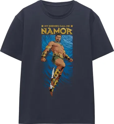 Produktbild von Black Panther: Wakanda Forever - "Enemies Call Me" T-Shirt für Damen TV25417 (XL) (Marineblau)