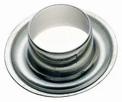 Produktbild von 50 Stück vernickelte Messingösen, 4 mm Durchmesser