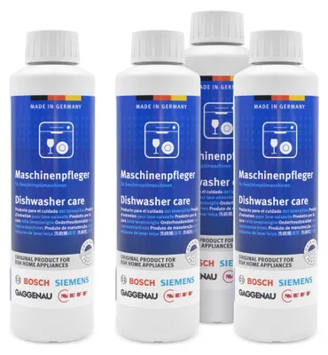 Produktbild von Bosch 00311997 Maschinenpfleger 4x250ml Reinigung für Spülmaschine
