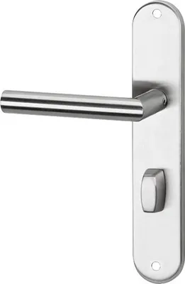 Produktbild von Hermat ZT-Schildgarnitur Basic 02 (Lochung: WC, DIN: DIN links) Lochung: WC DIN: DIN links