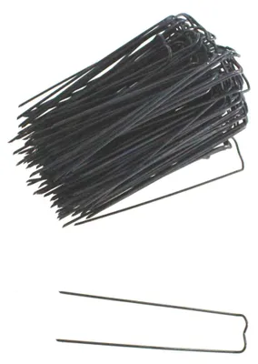 Produktbild von 200g Patenthaften Drahtkrampen Krampen Mooshaften Mossing Pegs Klammern 10 × 50 mm