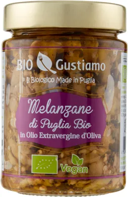 Image de Aubergines biologiques à l'huile d'olive, 280 g
