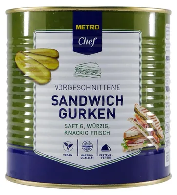Produktbild von M.C. Sandwich Gurken 2,45KG