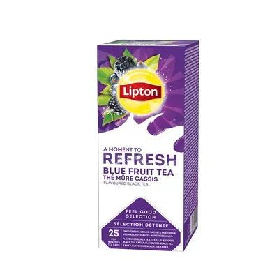 Produktbild von Lipton - Tee Lipton Refresh Blue Fruit Tea 25x1.5gr | Packen Sie ein 25 -Stück | 6 Stück