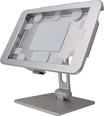 Produktbild von SYSTEM-S Tischhalterung 360° Ständer abschließbar für iPad Mini 6 (2021) in Grau