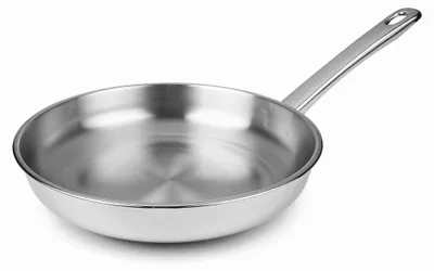 Edelstahl-Pfanne 28 cm, antihaftbeschichtet, spülmaschinengeeignet