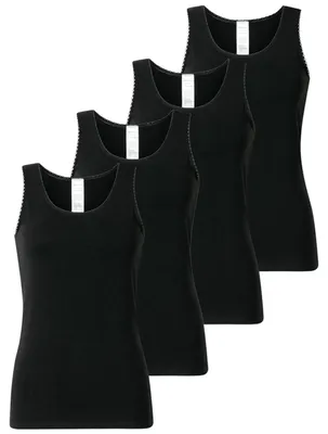 Produktbild von SCHIESSER Damen Unterhemden Modern Multipacks | 4er Pack | 7963