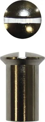 Produktbild von Hülsenmutter M6 Messing vernickelt, 4 Stück