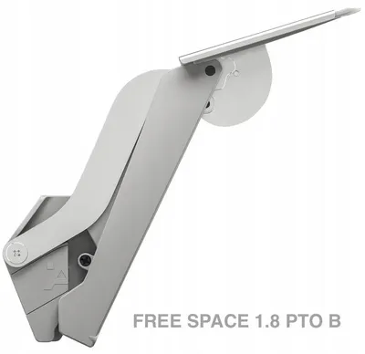 Produktbild von HAFELE FREE SPACE 1.8 B Grau Möbel-Klappenbeschlag Push-to-Open
