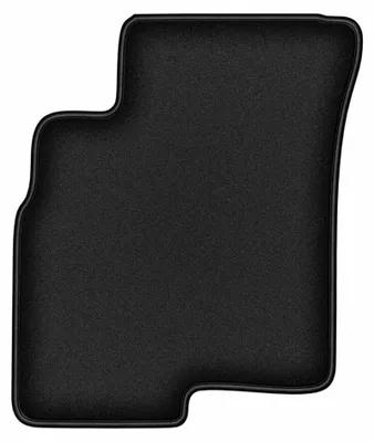 Productafbeelding van Velours bestuurdersmat voor Hyundai Sonata IV 2005-2010 (sedan) – zwart, op maat – Wielganizator DURBAN
