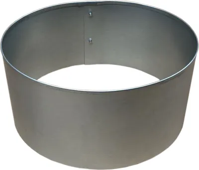 Produktbild von Rasenkanten Baumring Metall Kreis Ø 37 cm x 17,5 cm verzinkt - 1er