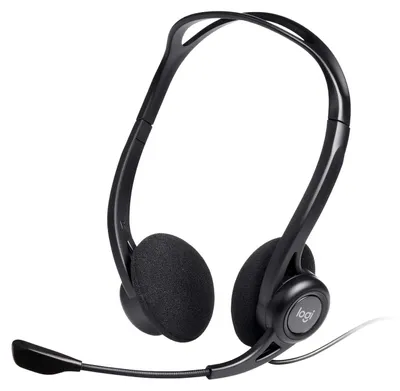 Produktbild von Logitech 981-000836, Kabelgebunden, Anrufe/Musik, 100 - 10000 Hz, 120 g, Kopfhörer, Schwarz