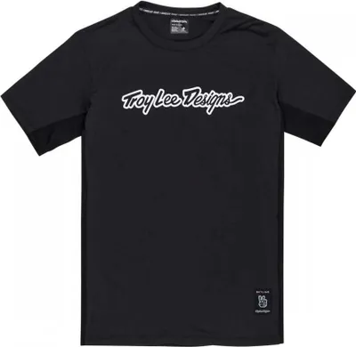 Produktbild von Troy Lee Designs Tecnique Kurzarm-t-shirt Schwarz L Jungen Schwarz L