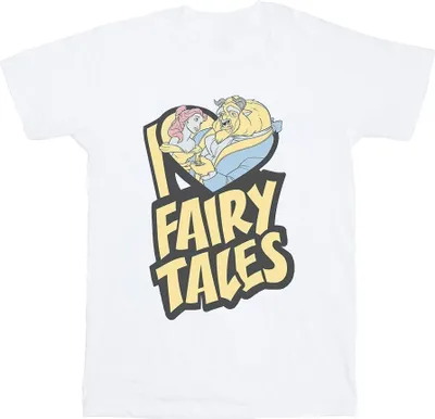 Produktbild von Disney - "Beauty And The Beast I Fairy Tales" T-Shirt für Damen BI42628 (XXL) (Weiß)