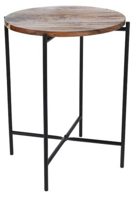 Produktbild von Runder Beistelltisch aus Akazienholz 40 x 48 cm