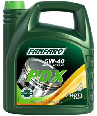 Produktbild von FANFARO Profi Line PDX für 5W-40 5 Liter Motoröl Motorenöl Synthetisch 502 00 505 01 Longlife-04 WSS-M2C917-A DEXOS 2 229.51 A40 RN0700 RN0710 Öl