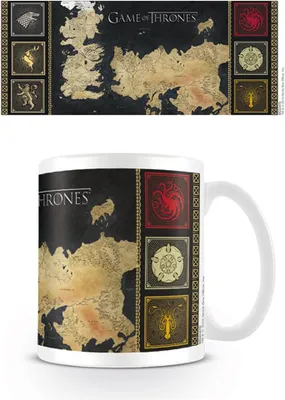 Produktbild von Game of Thrones - Lizenz Tassen - Map