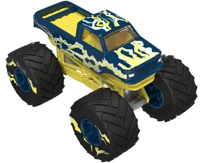 Produktbild von Playtive Monster Truck Lightning Offroad Geländewagen mit beweglichem Fahrwerk