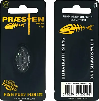 Produktbild von Westin Inlineköder Præsten Mikro (Black Pellet)