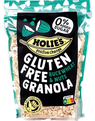Zdjęcie produktu dla Holie's Granola Gryczana & Orzechy bezglutenowe 330g – Chrupiące musli