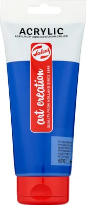 Zdjęcie produktu dla Talens Art Creation farba akrylowa tubka 200 ml błękit ftalowy 570