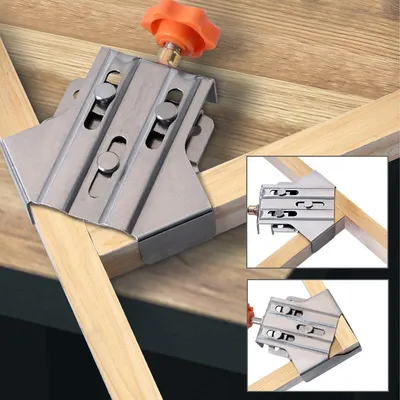 90 Grad Winkelverbinder - Edelstahl - Verstellbar - Multifunktional - Geeignet für Holzverarbeitung - Winkelverbinder