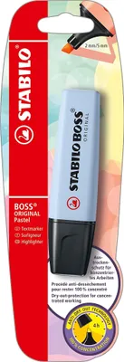 Produktbild von Textmarker - STABILO BOSS ORIGINAL Pastel - Einzelstift - Wolkenblau