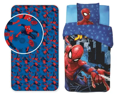 Produktbild von Spiderman Bettbezug + Spannbetttuch