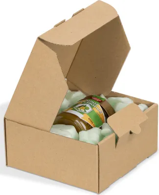 Produktbild von 3375 x DHL Kleinpaket Kartons Faltschachteln 240 x 160 x 80 mm (Außenmaß) Braun