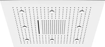 Produktbild von Steinberg Serie 390 Sensual Rain Regenpaneel, LED-Beleuchtung, Komplettset, 3-strahlig, Easy-Clean, 800x800mm, 3906680