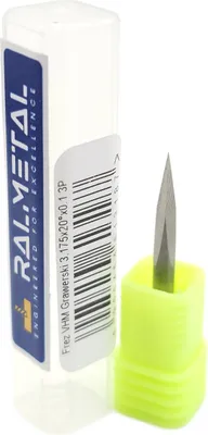 Immagine prodotto di Fresa per incisione a V 3,175 1/8 20 gradi x 0,1 mm 3P
