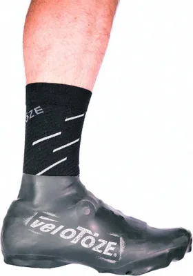 Image de Couvre-chaussures VeloToze VTT courts, taille S, noir - 100 % imperméables