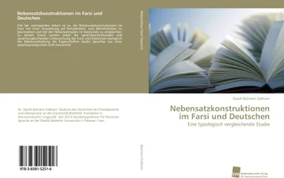 Produktbild von Nebensatzkonstruktionen im Farsi und Deutschen