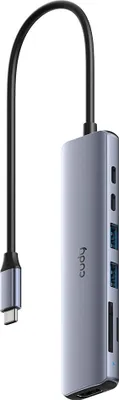 Produktbild von Cudy 7-IN-1 USB C Hub with 4K HDMI