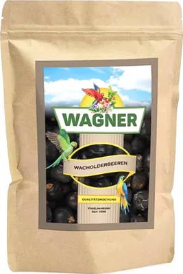 Image de Wagner's Crunchy baies de genièvre pour tous les perroquets 150g