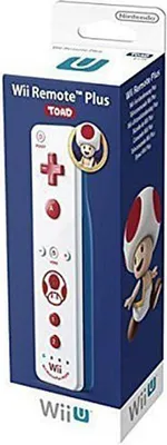 Produktbild von Nintendo Wii U und Wii - Remote Plus, weißes Toad Design