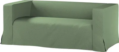 Produktbild von Dekoria Bezug für Klippan 2-Sitzer Sofa, lang mit Kellerfalte, grün, Klippan 2-er