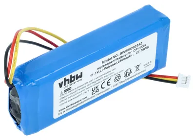 Produktbild von vhbw Akku kompatibel mit Harman Kardon TL150409, JN14BKH00468, Onyx Lautsprecher Boxen Speaker (2500 mAh, 11,1 V, Li-Polymer)