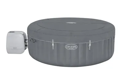 Image de Bestway® LAY-Z-SPA® Spa à économie d'énergie Santorini Hydrojet Pro™ avecApp, pour 7 personnes Ø 216 x 80 cm, graphite