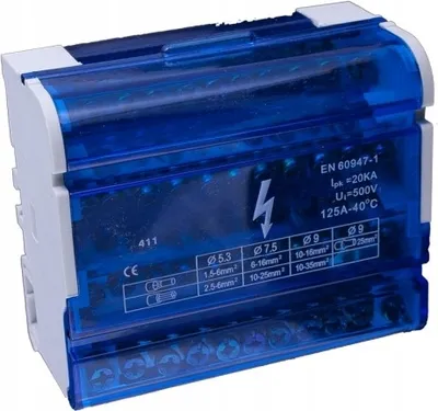 Imagen del producto de Bloque de conexión VCX, para carril DIN de 4x11