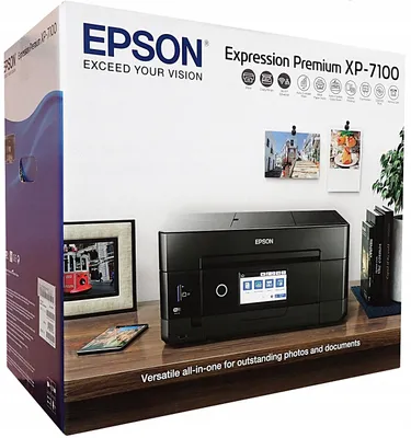 Produktbild von Schneller Tintenstrahldrucker 3-in-1 Epson Xp-7100 ADF Duplex WiFi 32 S./Min