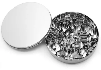 Produktbild von Solidchoice – Set mit 26 Buchstaben-Ausstechern für kreatives Backen