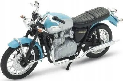 Produktbild von Welly TRIUMPH Bonneville 2002 Blau Modellmotorrad 1:18