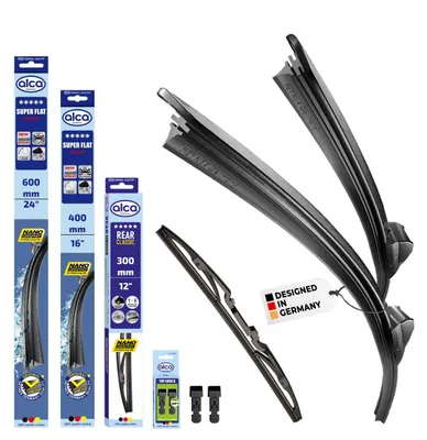 Image de alca® Kit complet d'essuie-glaces pour DACIA SANDERO III