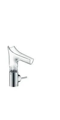 Produktbild von Einhebel-Waschtischmischer 140 AXOR STARCK V m Glasauslauf u AG Facettenschl. bru bro brushed bronze