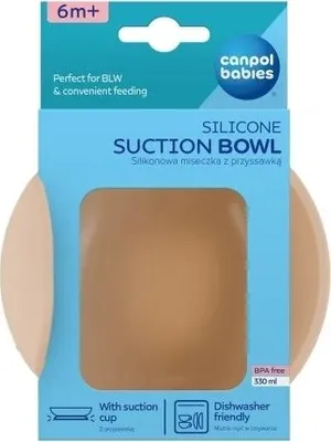 Obrázok produktu pre Canpolbabies CANPOL BABIES Silikoninis dubenėlis su pritvirtinimu 330 ml, 51/400_bei