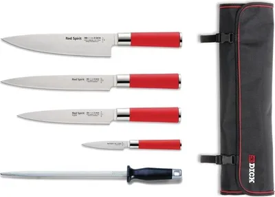 Produktbild von Dick Red Spirit 5 teiliges Messerset in Tasche