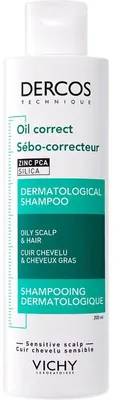 Image de Shampooing DERCOS sebum control pour cheveux gras 200 ml
