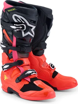 Zdjęcie produktu dla Buty motocrossowe Alpinestars Tech 7, czarne/czerwone/różowe, 7