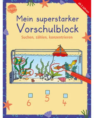 Obrázok produktu pre Mein superstarker Vorschulblock. Suchen, zählen, konzentrieren